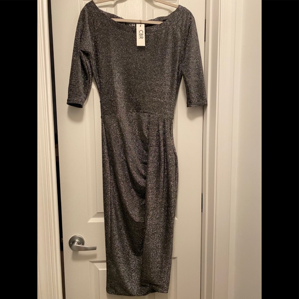 Women’s size S CBR slim figure fitting dress.  Perfect holiday party dress!